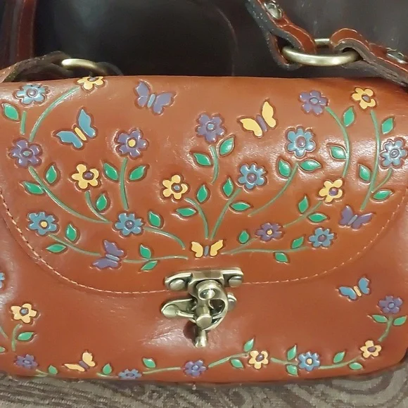 Patricia Nash Floral Bag And Matching Wallet Set - Picture 10 of 10